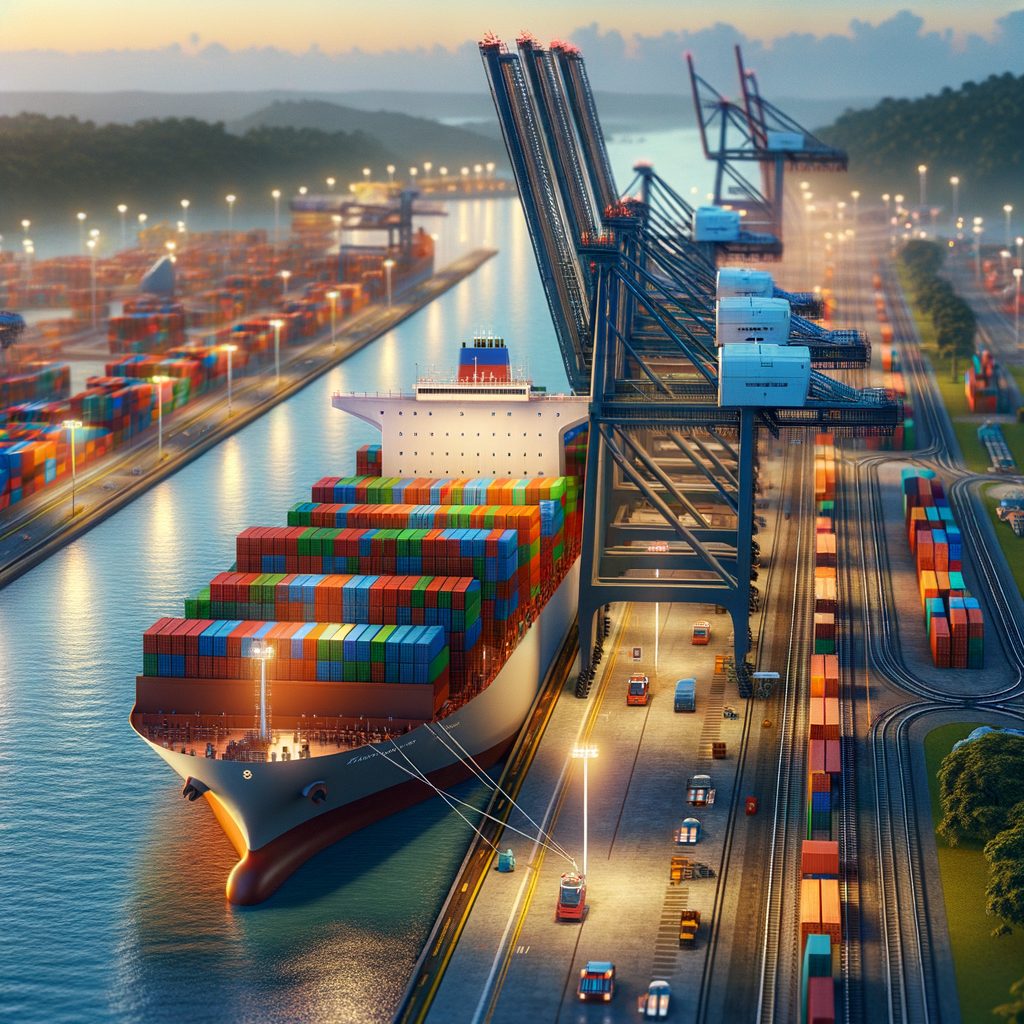 Canal de Panamá, logística marítima, infraestructura, energía, contenedores - Imagen marítima