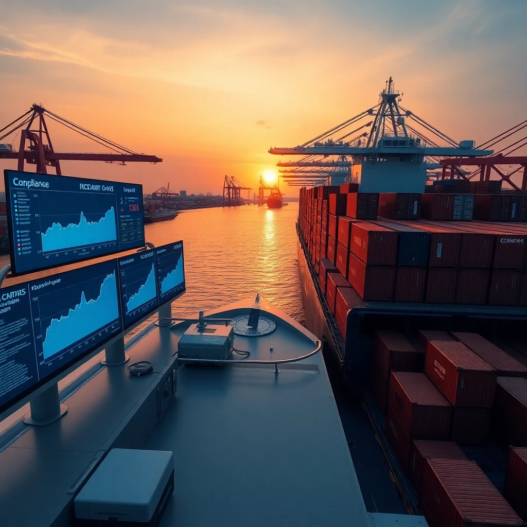 FuelEU Maritime, compliance pooling, plataforma digital - Imagen marítima