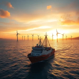 Nexra, Cadeler, contrato O&M - Imagen marítima