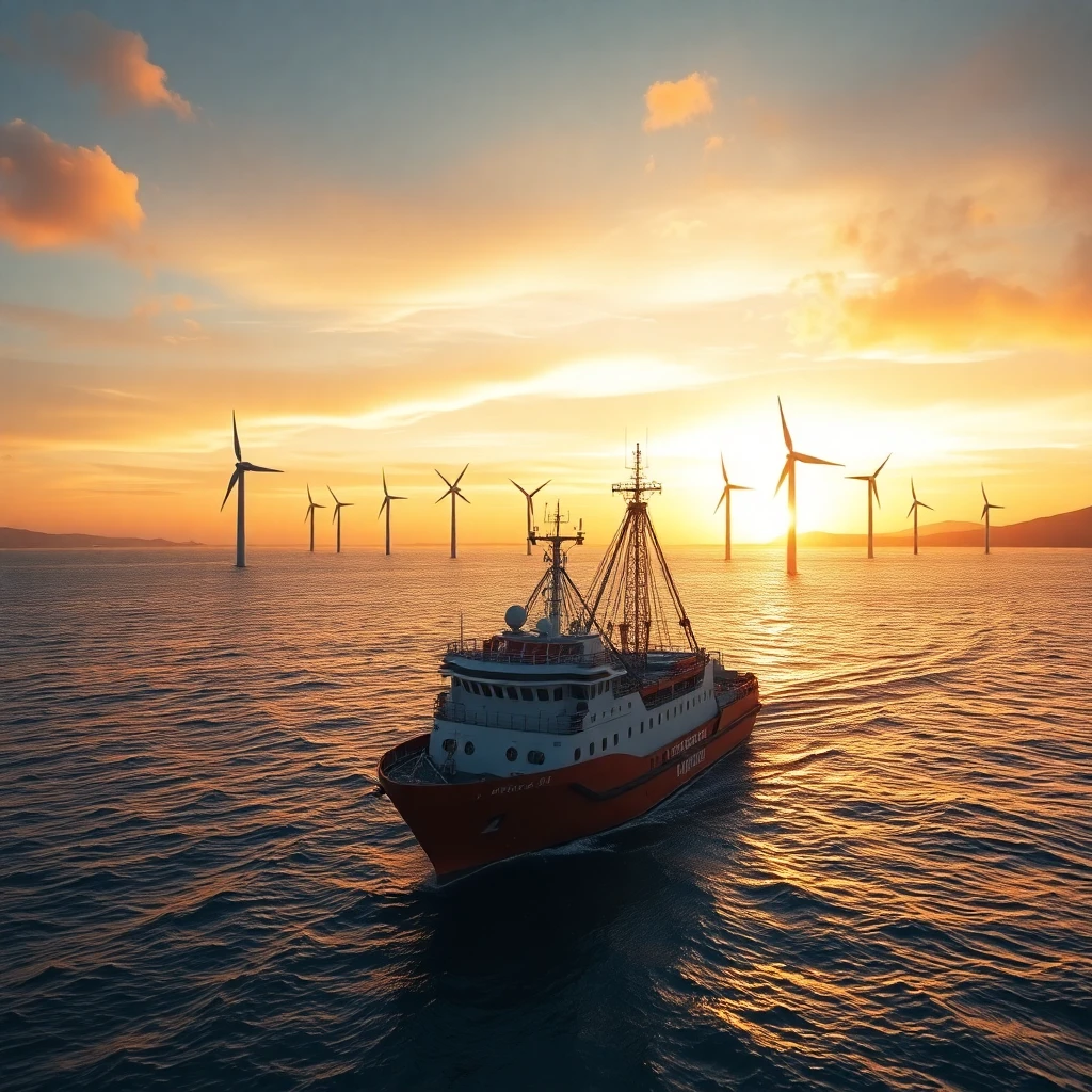 Nexra, Cadeler, contrato O&M - Imagen marítima