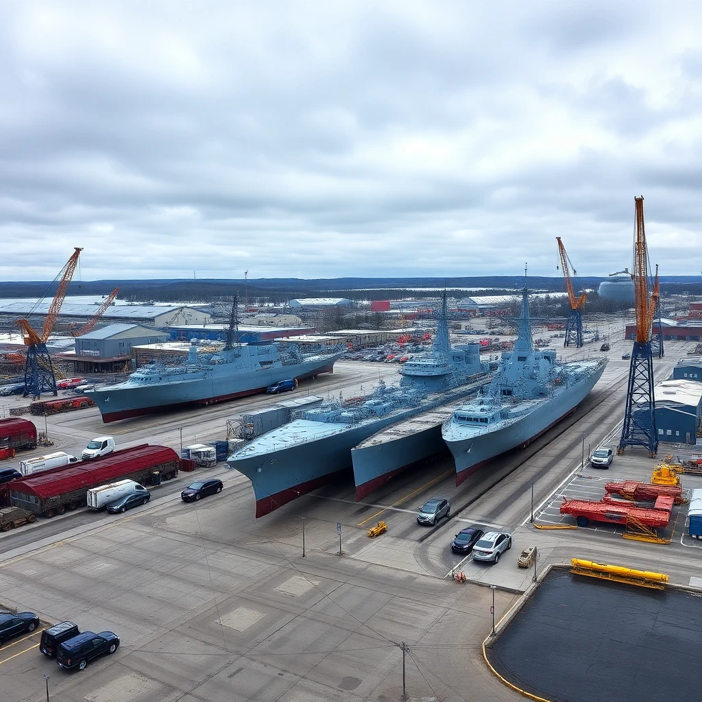 huelga naval, General Dynamics, Bath Iron Works - Imagen marítima