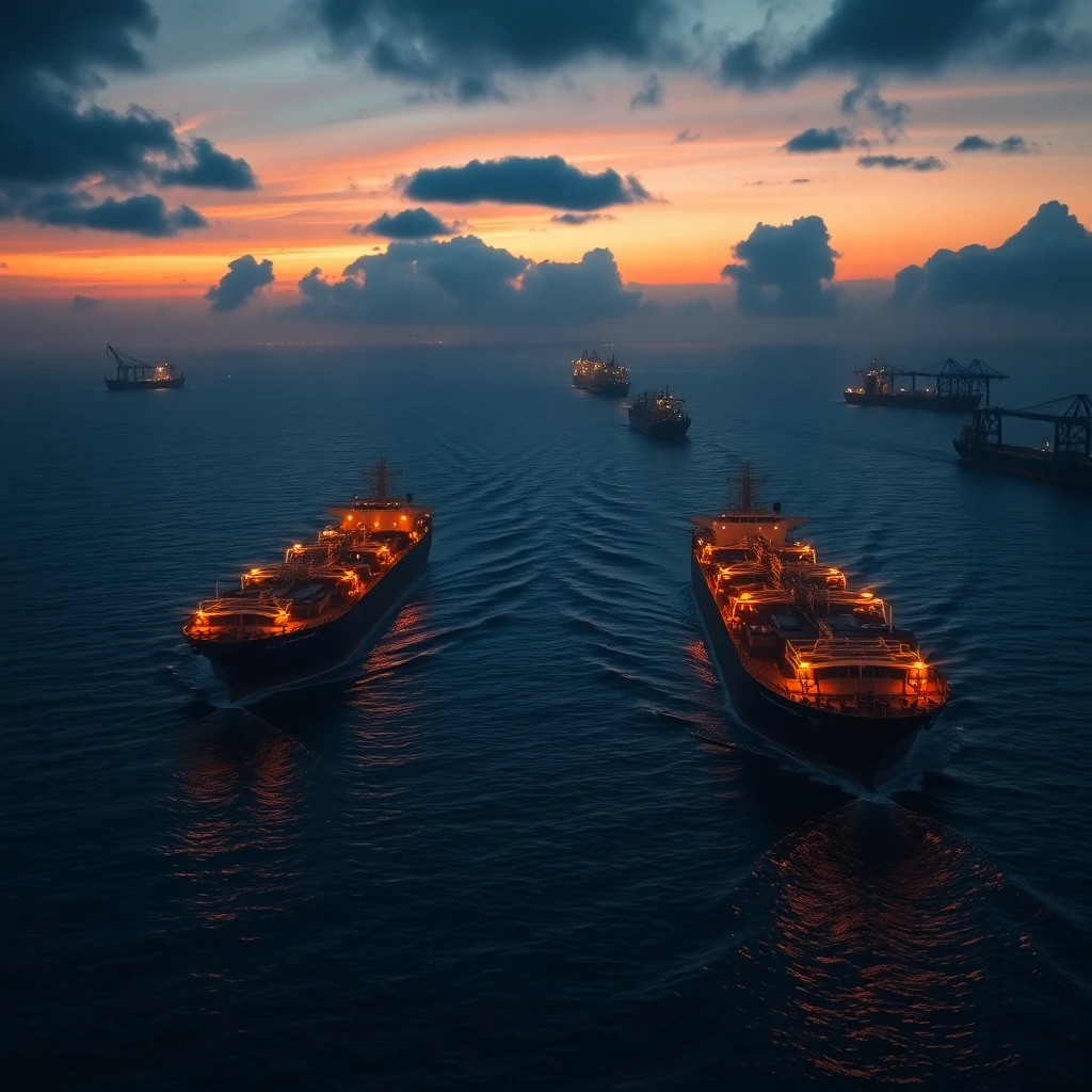 tanqueros LR2, mercado sucio, Estrecho de Ormuz - Imagen marítima