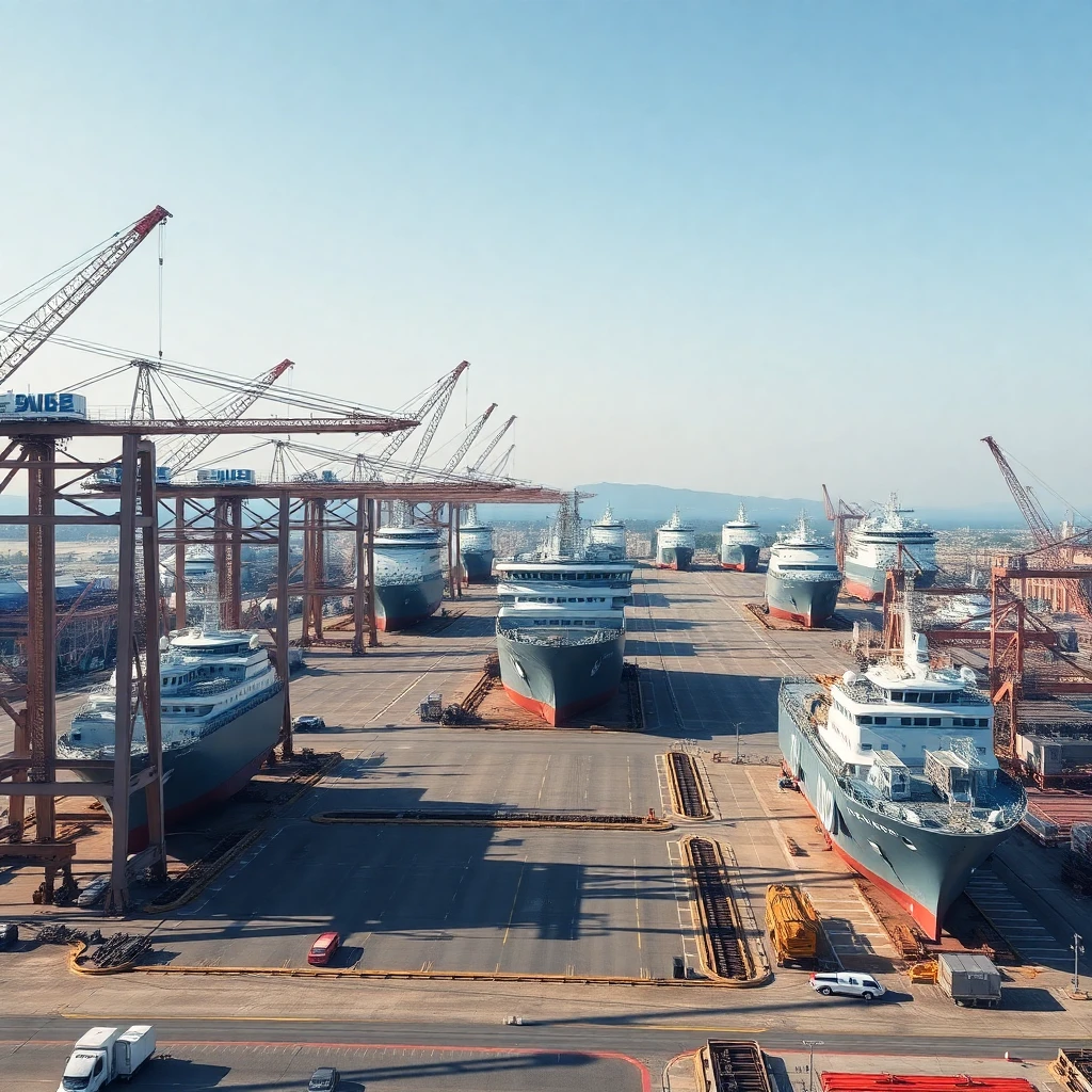 constructores navales coreanos, guerra Estados Unidos Israel Irán, libreta de pedidos - Imagen marítima