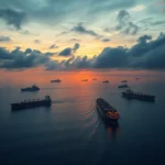 Ceasefire no desbloquea Hormuz: 17 buques transitan el 11/04 bajo control iraní y EE.UU. despliega desminado